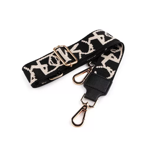 Textil fül / pánt táskára karabinerrel szélessége 3,8 cm