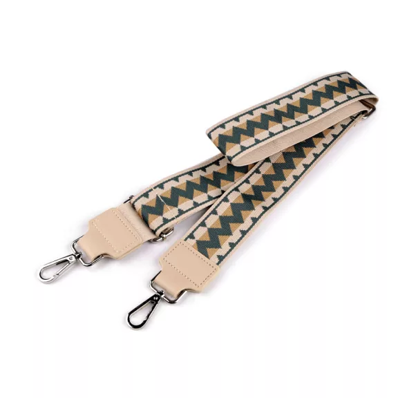 Textil fül / pánt táskára karabinerrel szélessége 5 cm - 1 bézs zöld (1 db-os csomagolás) Textil fül / pánt táskára karabinerrel szélessége 5 cm - 1 bézs zöld (1 db-os csomagolás)