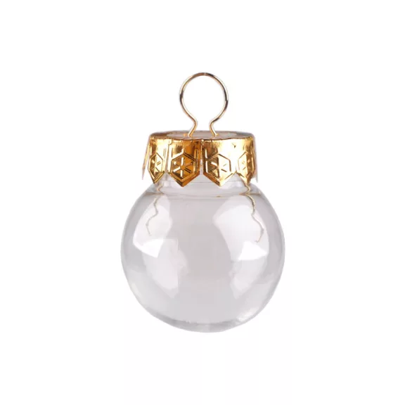 Gömb dízítésre Ø4 cm - 2 Transparent arany (10 db-os csomagolás) Gömb dízítésre Ø4 cm - 2 Transparent arany (10 db-os csomagolás)