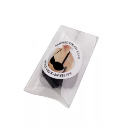 Melltartó nyakpánt 15 mm széles, fém rögzítéssel