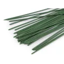 Florisztikus műanyag ág / drót hossza 20 cm - élénkzöld (30 db-os csomagolás)
