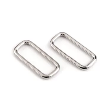   Bújtató szélessége 25 mm - 1 (25x9 mm) vil. nikkel (300 db-os csomagolás)