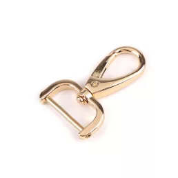 Fém forgós karabiner 26 mm-es csavaros befűzővel