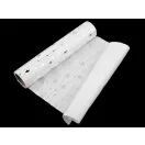 Velvet / bársony futó készítésre szélesége 28 cm - 1 fehér ezüst (1 db-os csomagolás)