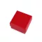 Ékszeresdoboz 5,5x5,5 cm - 3 piros (2 db-os csomagolás)
