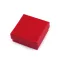 Ékszeresdoboz 8x8 cm - 2 (7x7cm) piros matt (1 db-os csomagolás)