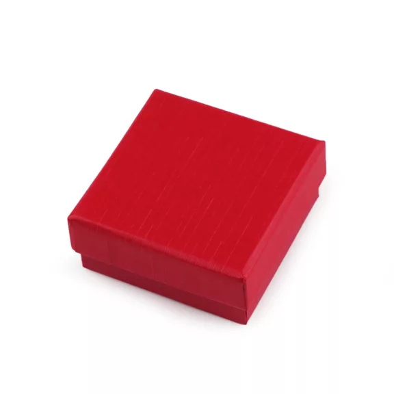 Ékszeresdoboz 8x8 cm - 2 (7x7cm) piros matt (36 db-os csomagolás) Ékszeresdoboz 8x8 cm - 2 (7x7cm) piros matt (36 db-os csomagolás)