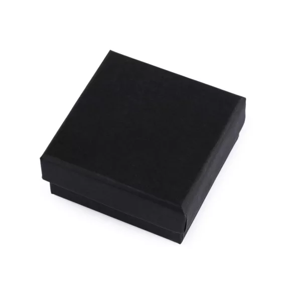 Ékszeresdoboz 8x8 cm - 5 (8x8 cm) fekete matt (36 db-os csomagolás) Ékszeresdoboz 8x8 cm - 5 (8x8 cm) fekete matt (36 db-os csomagolás)
