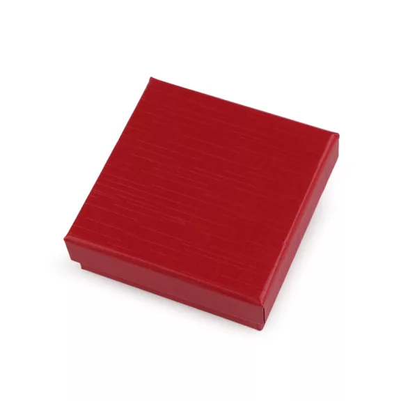 Ékszeresdoboz 9x9 cm - 2 piros (1 db-os csomagolás) Ékszeresdoboz 9x9 cm - 2 piros (1 db-os csomagolás)