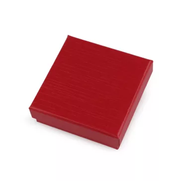 Ékszeresdoboz 9x9 cm - 2 piros (36 db-os csomagolás)