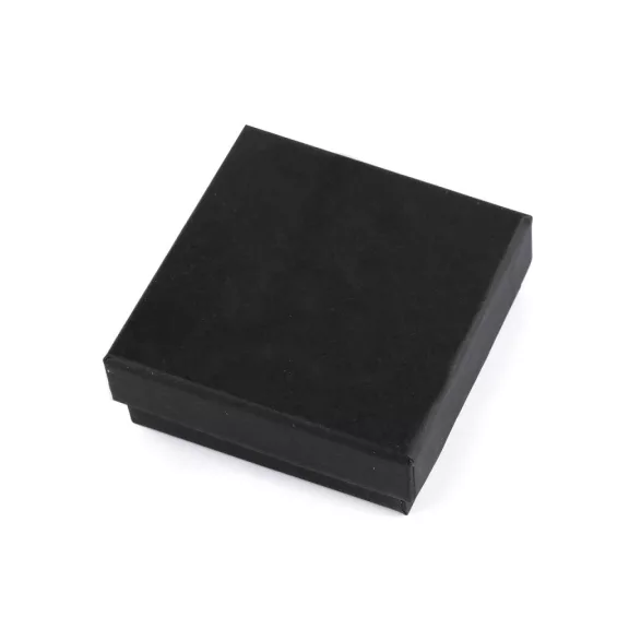 Ékszeresdoboz 9x9 cm - 3 fekete matt (12 db-os csomagolás) Ékszeresdoboz 9x9 cm - 3 fekete matt (12 db-os csomagolás)