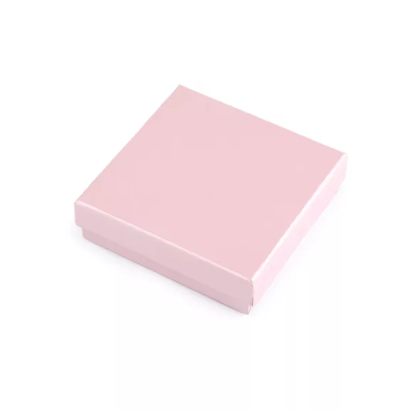 Ékszerdoboz 11x11 cm - 1 púderrózsaszín gyöngyház (3 db-os csomagolás) Ékszerdoboz 11x11 cm - 1 púderrózsaszín gyöngyház (3 db-os csomagolás)