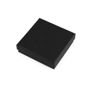 Ékszerdoboz 11x11 cm - 2 fekete matt (3 db-os csomagolás)
