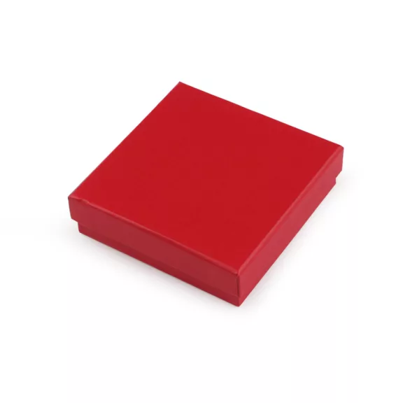 Ékszerdoboz 11x11 cm - 3 piros matt (1 db-os csomagolás) Ékszerdoboz 11x11 cm - 3 piros matt (1 db-os csomagolás)