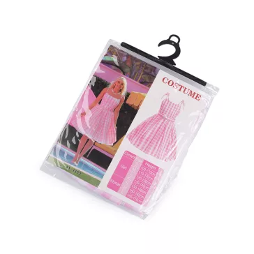   Maszkabáli jelmez Barbie - női - 1 (vel. S) rózsaszín világos (2 db-os csomagolás)