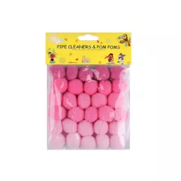 Színes zsenília golyó vegyes színek Ø20 mm pom pom