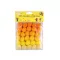 Színes zsenília golyó vegyes színek Ø20 mm pom pom - 4 narancssárga (1 zacskó)