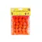 Színes zsenília golyó vegyes színek Ø20 mm pom pom - 5 narancssárga (1 zacskó)