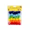 Színes zsenília golyó vegyes színek Ø20 mm pom pom - 6 multicolor (1 zacskó)