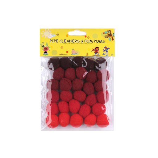 Színes zsenília golyó vegyes színek Ø20 mm pom pom