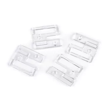   Fürdőruha kapocs szélessége 30 mm műanyag - átlátszó (60 pr)