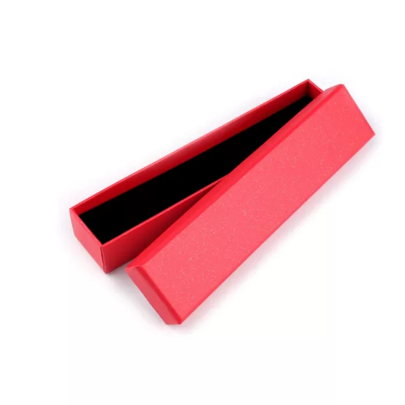 Ékszeres doboz 4,5x21 cm - 2 piros tündöklő (1 db-os csomagolás) Ékszeres doboz 4,5x21 cm - 2 piros tündöklő (1 db-os csomagolás)