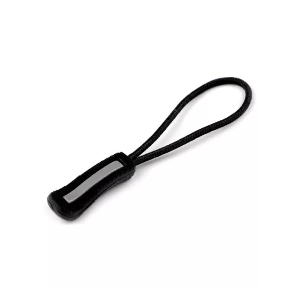 Cipzár húzóka fényvisszaverő elemmel - fekete (10 db-os csomagolás) Cipzár húzóka fényvisszaverő elemmel - fekete (10 db-os csomagolás)
