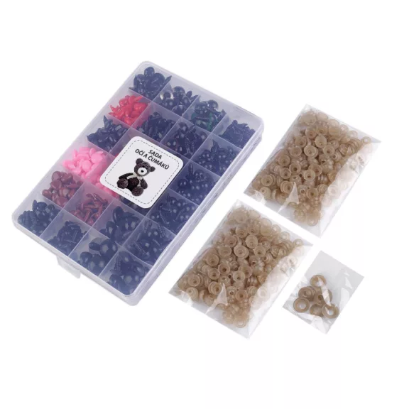 Szem készlet és orr biztosíték 420 sad - mix (1 szett) Szem készlet és orr biztosíték 420 sad - mix (1 szett)