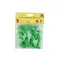 Színes zsenília pom pom golyó Ø20 mm - 5 zöld (1 zacskó)