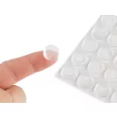 Öntapadós csúszásgátló szilikon alátétek 20 db Ø12 mm - átlátszó (1 kártya) Öntapadós csúszásgátló szilikon alátétek 20 db Ø12 mm - átlátszó (1 kártya)