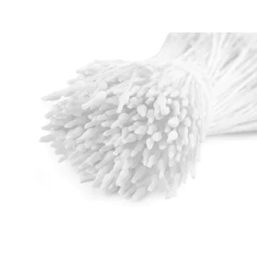 Matt virág bibék - 1 fehér (20 bunch)