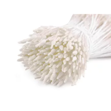 Matt virág bibék - 1 fehér (20 bunch)