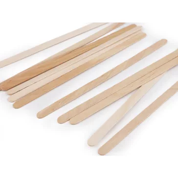 Fa spatula 0,6x14 cm - természeti (1 zacskó)