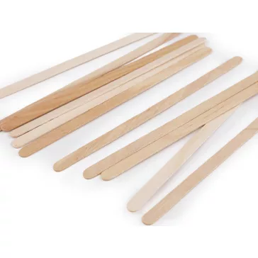 Fa spatula 0,6x14 cm - természeti (3 zacskó)