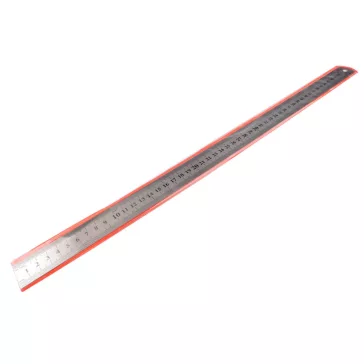Fém vonalzó hossza 50 cm - nikkel (5 db-os csomagolás)