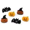 Filc mix csillámmal, Halloween - 3 mix (12 db-os csomagolás)