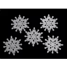Karácsonyi filc pehely glitterekkel Ø75 mm - 1 ezüst (5 db-os csomagolás) Karácsonyi filc pehely glitterekkel Ø75 mm - 1 ezüst (5 db-os csomagolás)