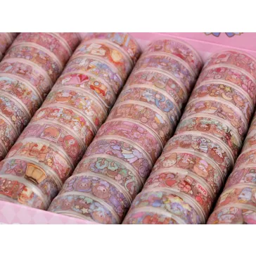   Dísz ragasztó sáv gyerek mintával szélessége 15 mm - mix (10 db-os csomagolás)