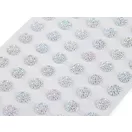 Öndapatós dísz ragasztó sávon AB Ø10 mm - crystal AB (1 card) Öndapatós dísz ragasztó sávon AB Ø10 mm - crystal AB (1 card)