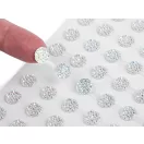 Öndapatós dísz ragasztó sávon AB Ø10 mm - crystal AB (3 card) Öndapatós dísz ragasztó sávon AB Ø10 mm - crystal AB (3 card)