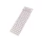 Öntapadó szív ragasztócsíkon multicolor Ø10 mm - 2 crystal AB (1 lap)