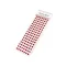Öntapadó szív ragasztócsíkon multicolor Ø10 mm - 3 piros AB (1 lap)