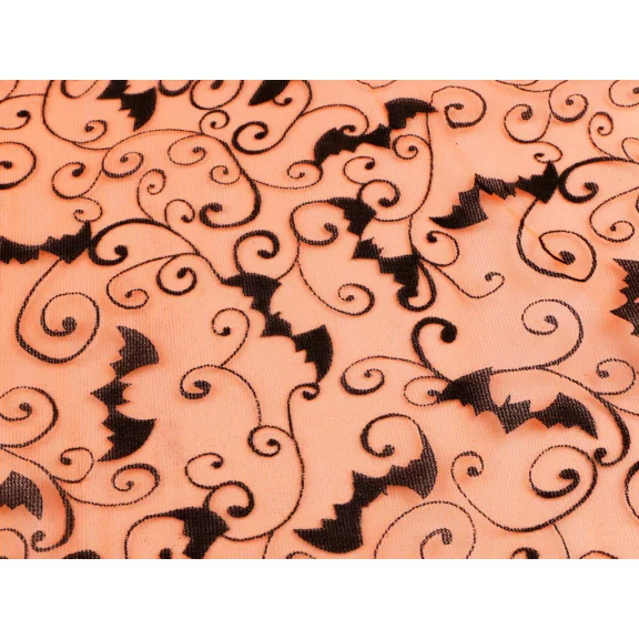 Organza Fabric, Bat – orange Organza Fabric, Bat – orange