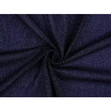 Csillogó kötött anyag lurexszel - 7 (33) blue dark