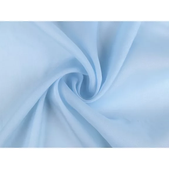 Fényes sifon anyag – világoskék Fényes sifon anyag – világoskék