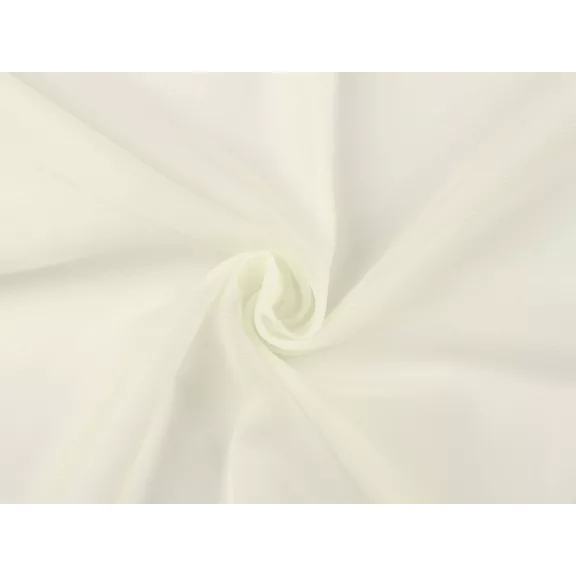 Sifon anyag sima – világos krém Sifon anyag sima – világos krém