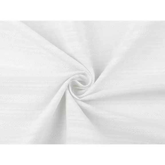 Cotton Fabric / Canvas with Lace Effect – white Cotton Fabric / Canvas with Lace Effect – white