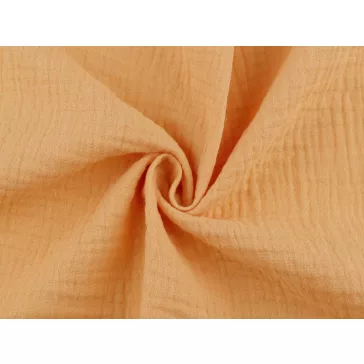 Cotton double gauze – light mustard yellow