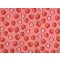 Cotton Linen Imitation / Canvas, Strawberries, coarser – pink