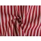Piros csíkos vastag pamutvászon